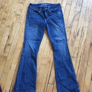 American Eagle Blue flare jeans